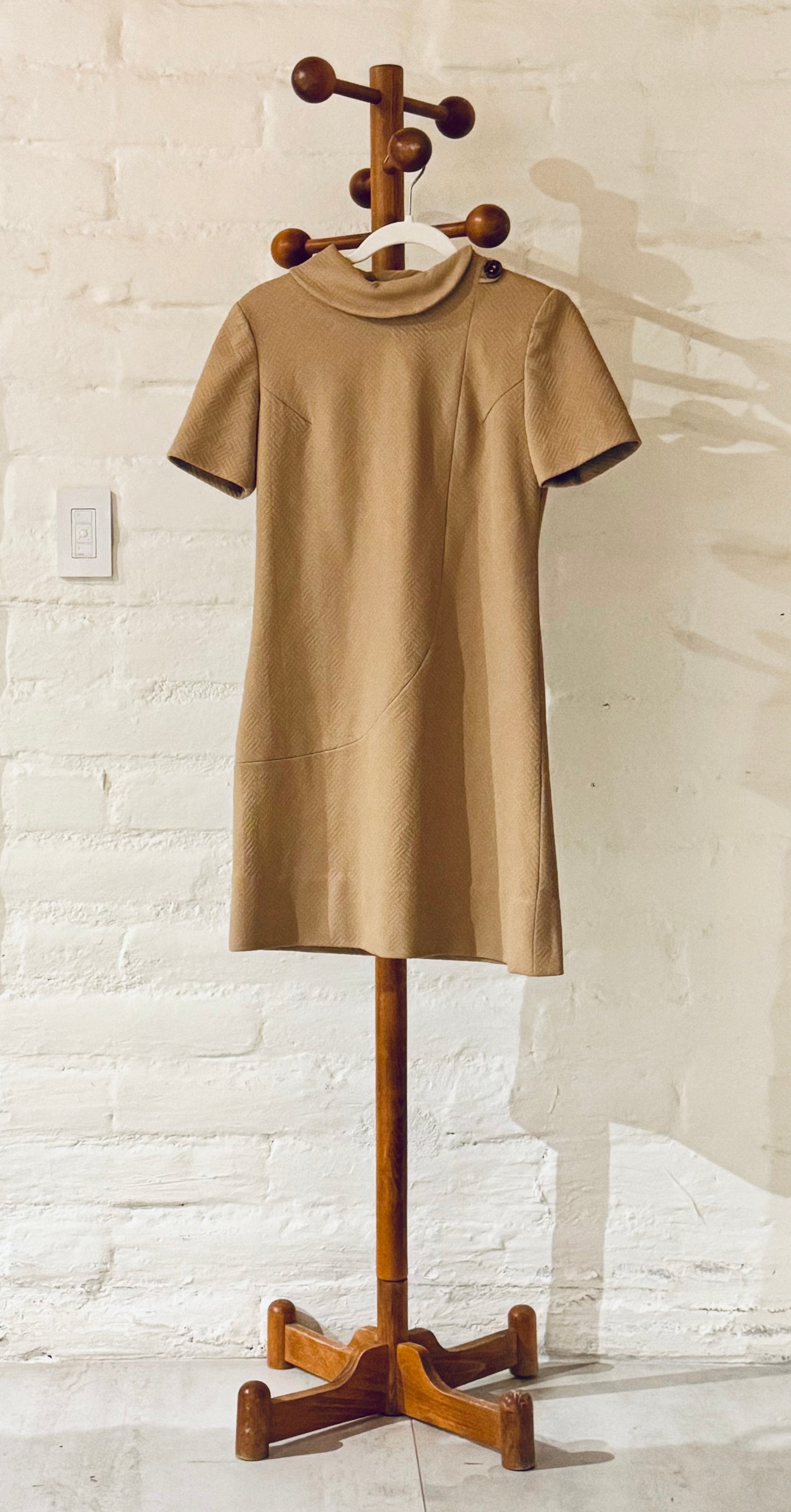 60s Shift Mod Mini Dress S $50