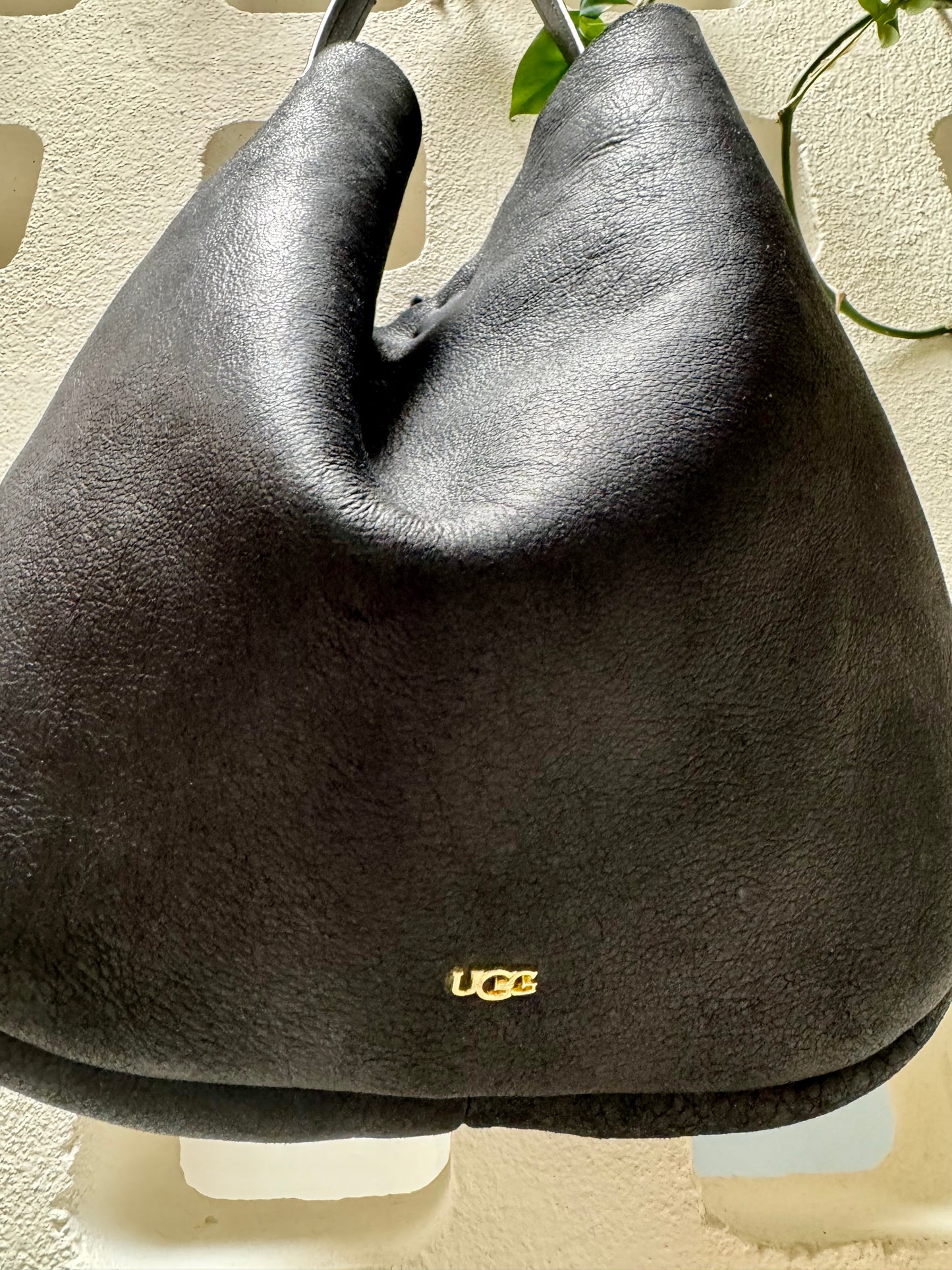 Ugg Sheepskin Shearling Lined Hobo Shoulder Bag