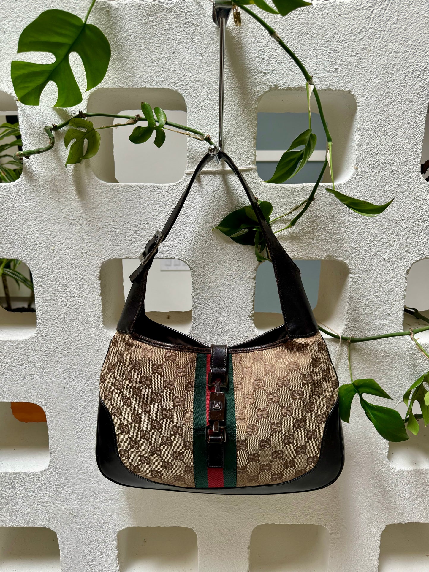 GUCCI 1961 Jackie Vintage Y2K Hobo Shoulder Bag Purse